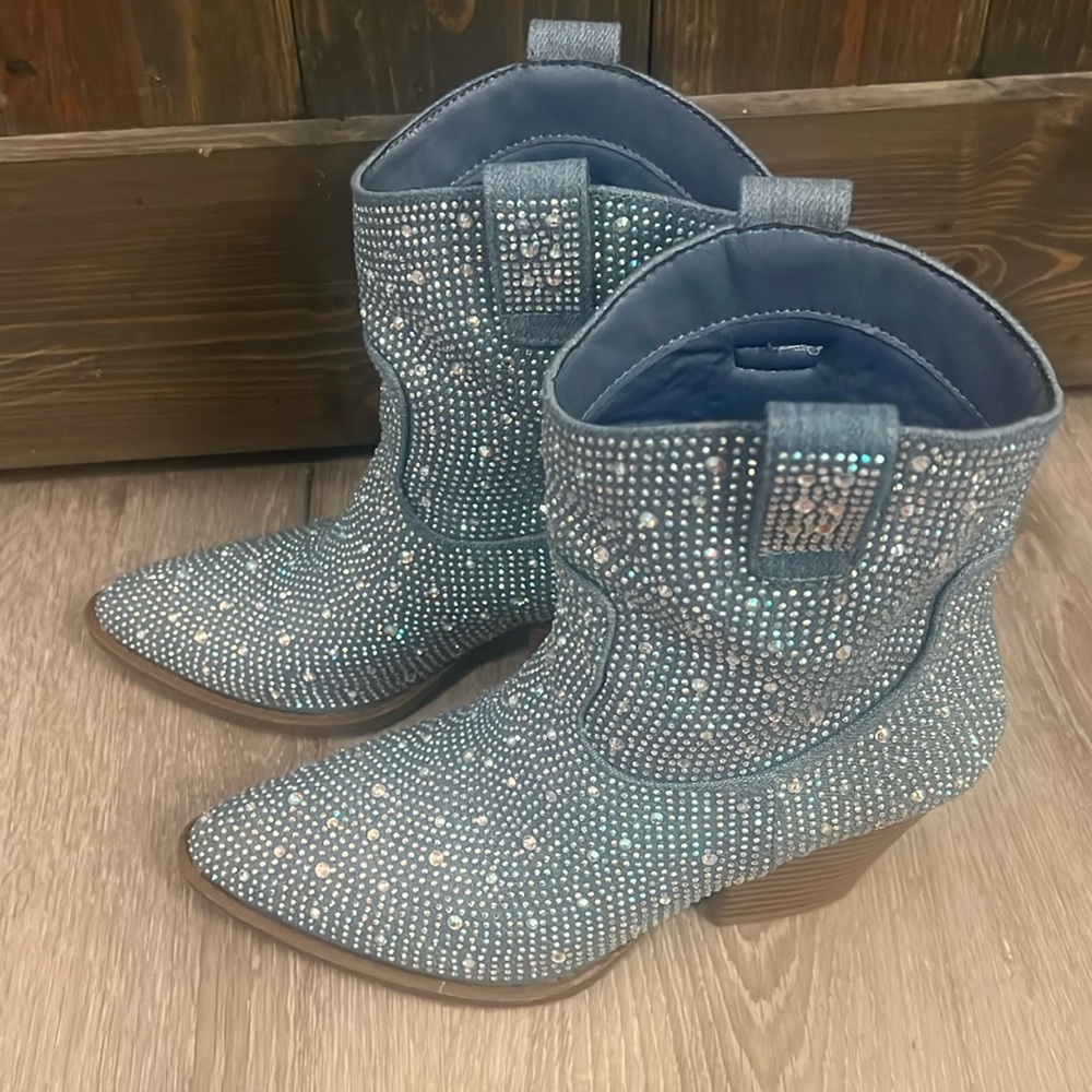 Rhinestone Boots